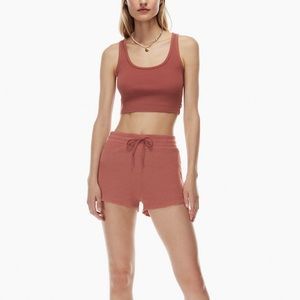 Aritzia TNA Melrose Waffle Shorts NWT